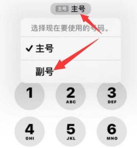 明溪苹果14维修店分享iPhone 14 Pro Max使用副卡打电话的方法 